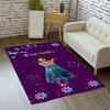 1 alfombra de área con diseño de Encanto, alfombrilla de suelo suave de franela para sala de estar, oficina, dormitorio y alfombra