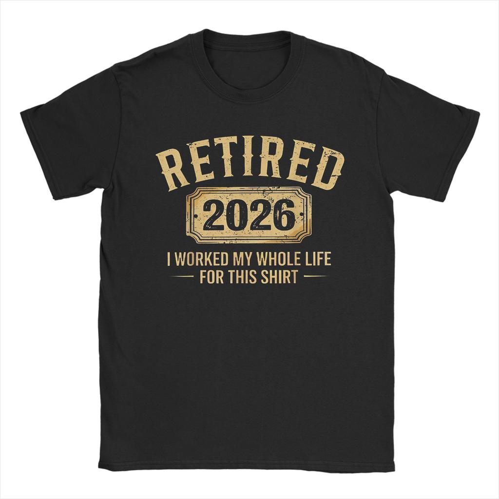 Graphic Printing The Legend Has Retired Funny RetireUnisext T Shirt for Unisex Women Pure Cotton Tshirts Short Sleeve Clothing
