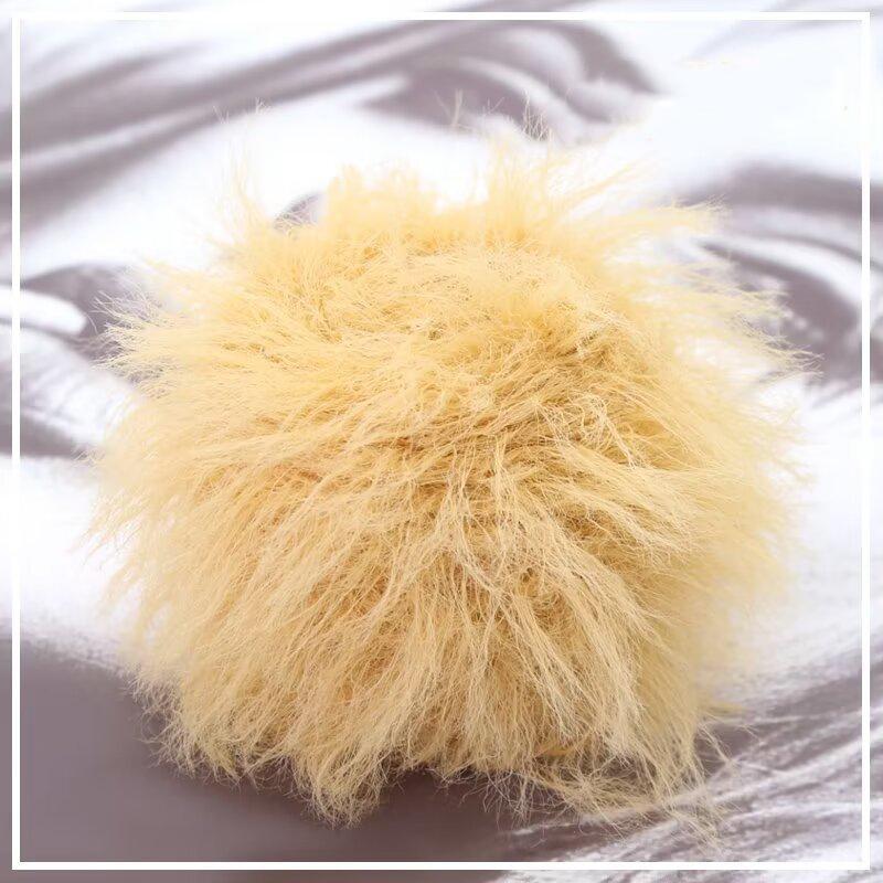 1PC Feather Sweater Nylon DIY Thread Ball Hat Long Thread Scarf Handmade Doll Knitting 200M