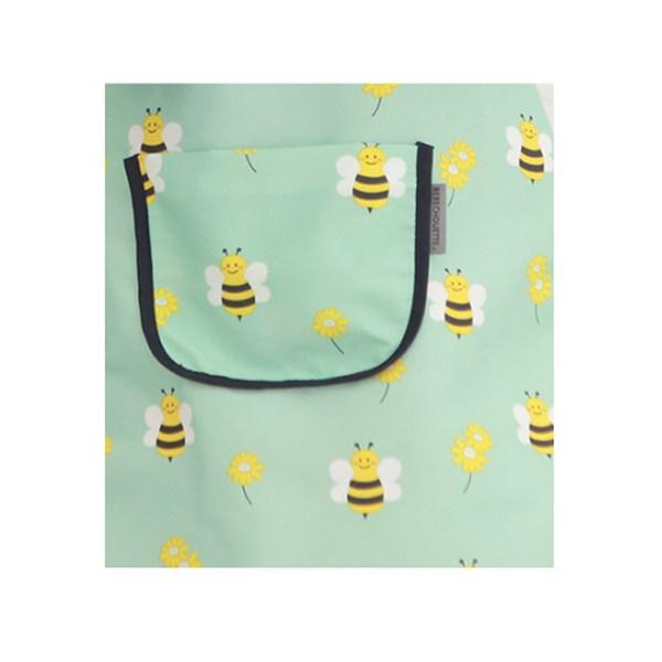 Bebesuette çocuk su geçirmez önlük + bandana + kol kılıfı seti farklı his, arı macerası Kore popüler oyuncaklar