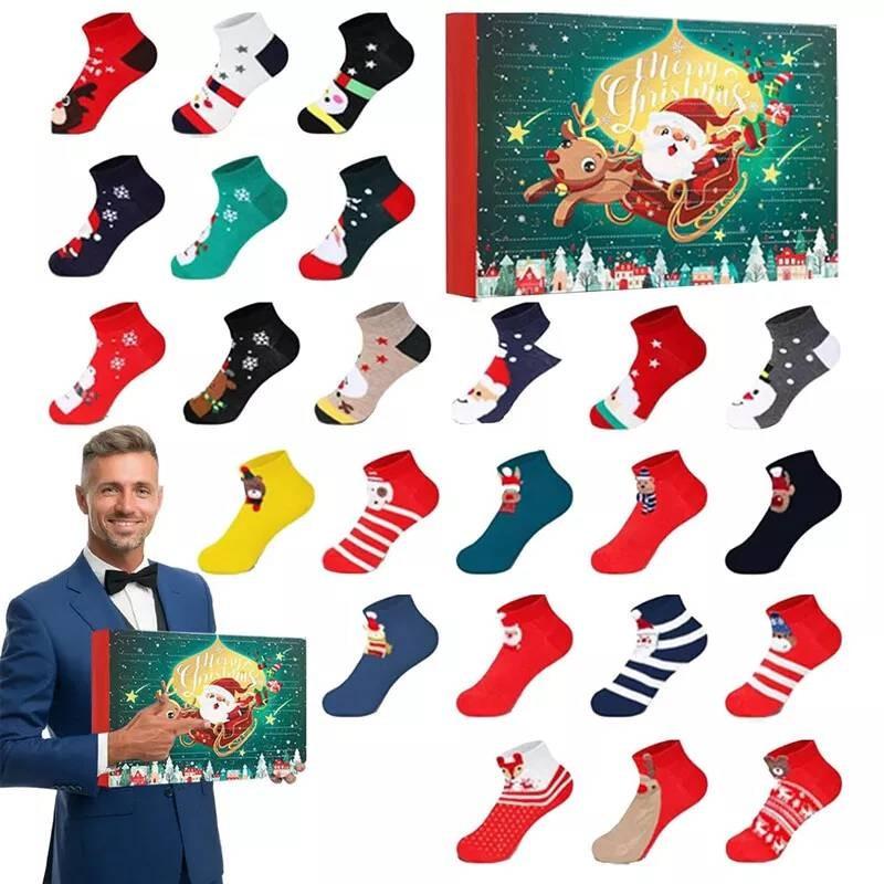 Adorable Christmas Gnome Countdown Advent Calendar Blind Box Toy Set For