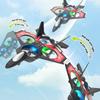 S98 Rc Foam Stunt Aircraft Toy Led Light Remote Control Fixed Height Four-Axis Combat Drone Anti Collision Fighter Kids Toys Boy