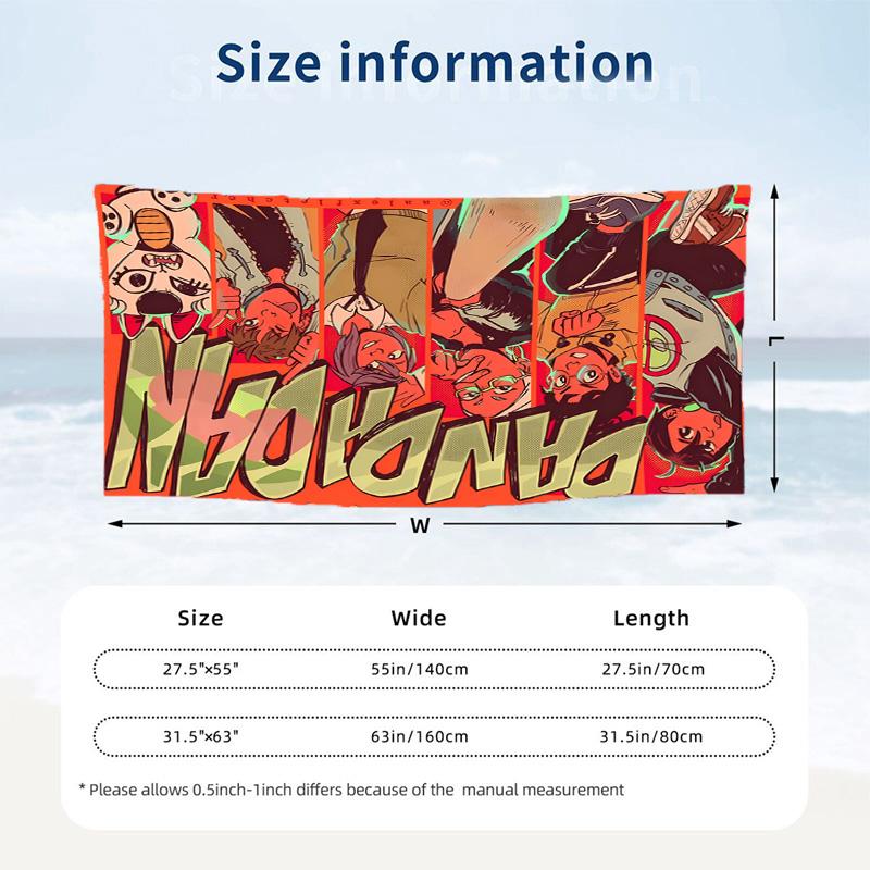 Dandadan Beach towels also serve as bath towels summer essential a musthave for the outdoors the beach and the pool