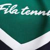 Fila Tennis Series Hooded Color Block Letter Vintage American Sweatshirt Women Sweatshirt Royal-Blue A11W310202F-NV