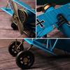 Wrought Iron Retro Metal Airplane Vintage Iron Aircraft Model  Desktop Decor
