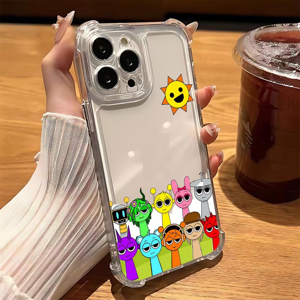 Cartoon S-Sprunkis Game Phone Case For Samsung  A56 A26 A33 A54 A52 A51 A73 A55 A53 A36 A35 A34 A32 A25 A24 A23 A16 A15 4G 5G