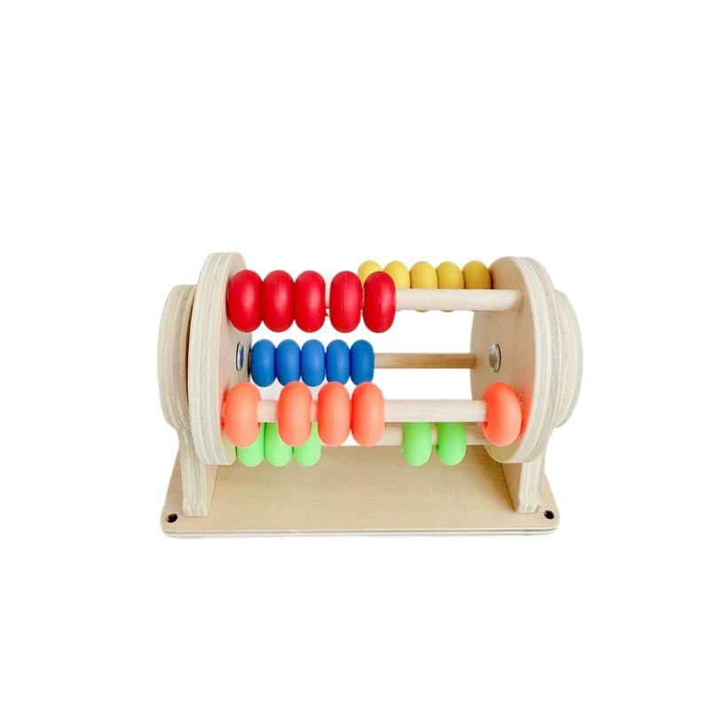 Asilo Montessori Busy Board Accessori Bruco Ingranaggio Lampada LED Campanello Rullo Contatore Perline Giocattolo da Parete Giocattolo Educativo