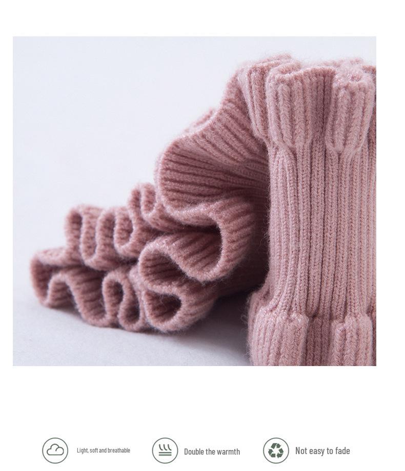 Wool Knit Snood Neck Warmer & Headband - Autumn/Winter Women's Accessory