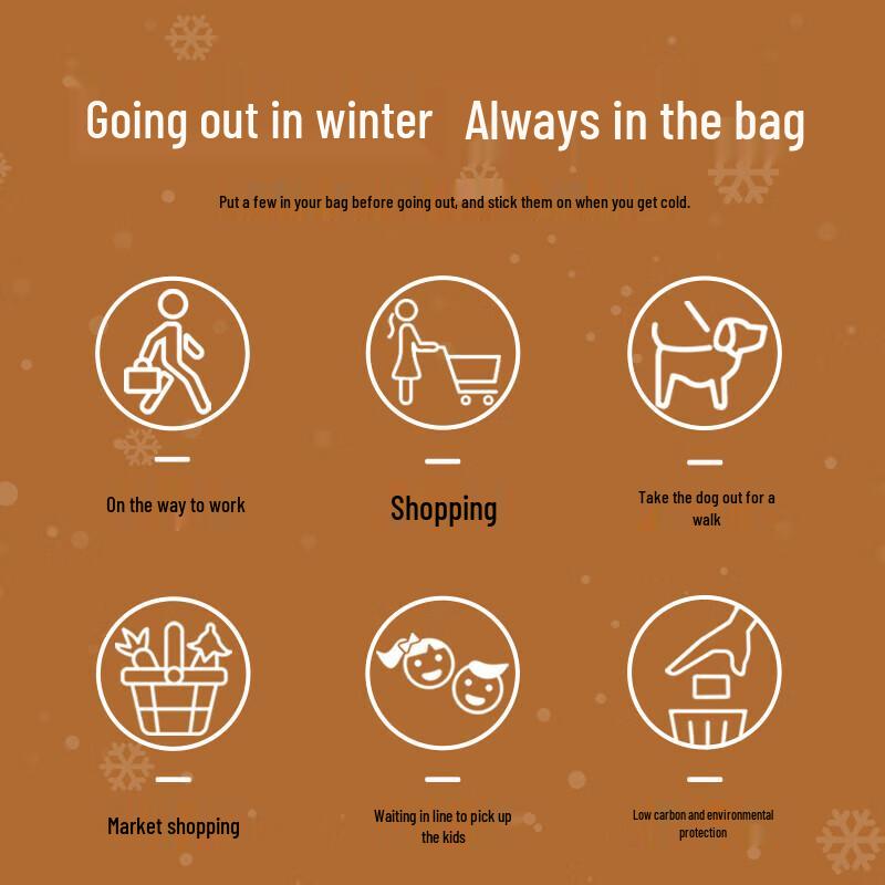 Self-Heating Body Warmer Patches