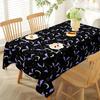 Happy Halloween Rectangle Tablecloth for Table Decor Home Dinner Reusable Table Cloth for Wedding Party Halloween Decorations