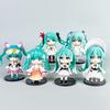 Hatsune Miku Pvc Figurine Collection Set With Assembly For Anime Enthusiasts And Display