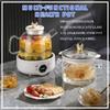 500W Intelligence Multi Functional Health Pot Large Capacity Soup Boiler Teapot Household Timeable Stewing Cookware