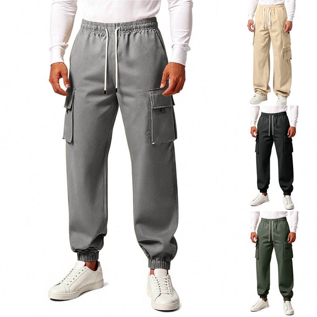 Men's Fashion  Leisure  Middle Waist  Long Style  Casual Pants