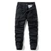 Vintage Washed Pure Cotton American-Style Multi-Pocket Cargo Pants for Men, Trendy Spring and Autumn Outdoor Casual Wear-Resistant Jogger Pants