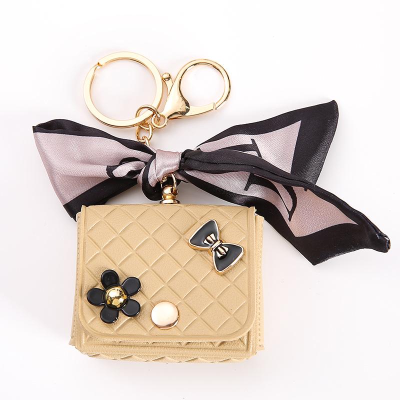 1 PC Cute Key Bag Owl Coin Purse Mini School Bag Car Key Chain Pendant Lady Wallet PU Leather Coin Purses Coin Purse Keychain