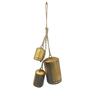 Metal Christmas Cow Bells Vintage Tranquil Wind Chimes  Christmas Tree Decoration
