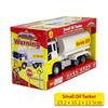 Inertia Simulation Mini Alloy Semi-trailer Tanker Truck Model, Children's Engineering Vehicle Toy For Kids, Ideal Gift Collection For Boys
