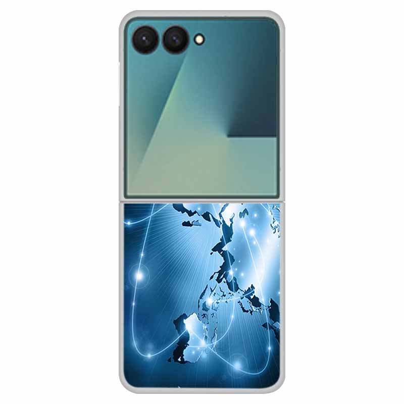 Phone Case For Samsung Galaxy Z Flip 7 5G Case ZFlip 7 Funda 6.9" Clear Plastic / PC Hard Coque For Samsung Galaxy Z Flip7 Cases
