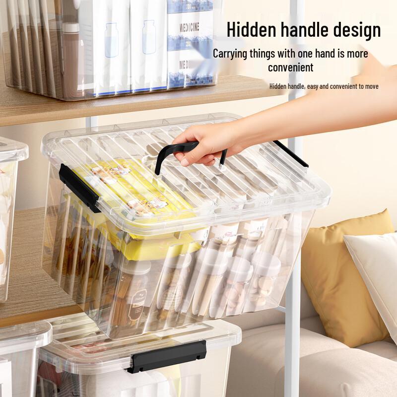SPACEXPERT Transparent Plastic Storage Box with Lid