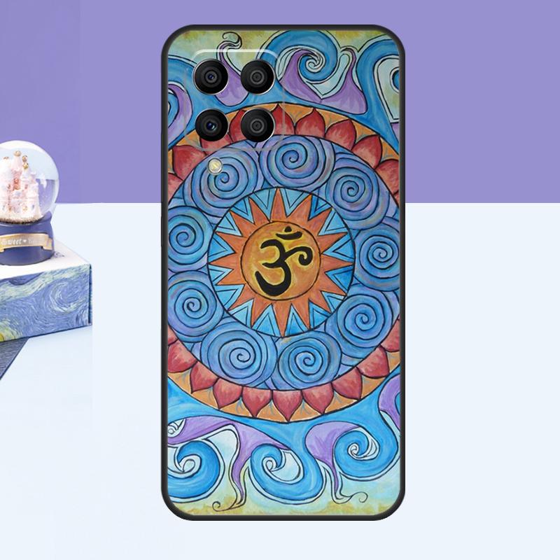 Aum Om Namaste Symbol Zen Yoga Case For Samsung Galaxy M21 M31 M51 M20 M30s M13 M23 M33 M53 M14 M34 M54 M12 M32 M52 Cover