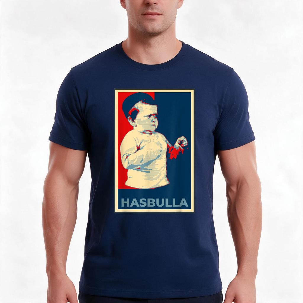 Hasbulla Hasbulla Hasbullah Smile Hasbullah Tshirt Summer Casual Cotton Tee Oversized Streetwear Tops Unisex Men Women