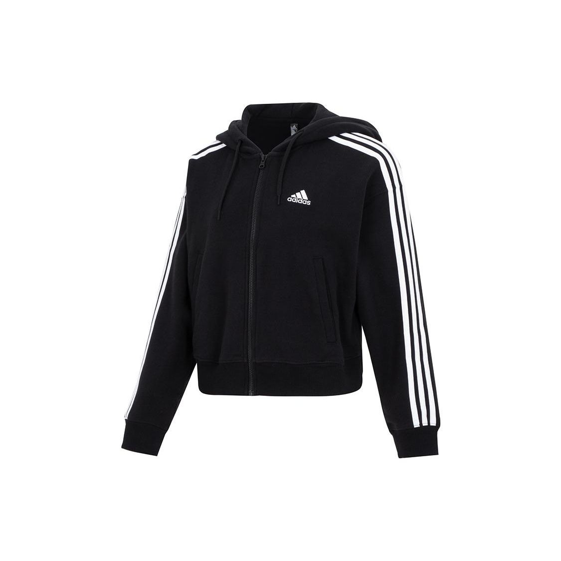 

Adidas Colorblock Свободная куртка с длинным рукавом Женская куртка черная IC8781 XXL