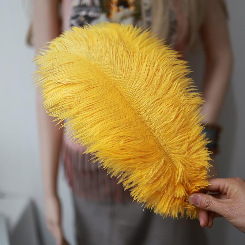 Ostrich Feathers 30-35Cm Wedding Road Guide Table Flower Ornament Ostrich Hair Decorative Clothing Accessories Diy