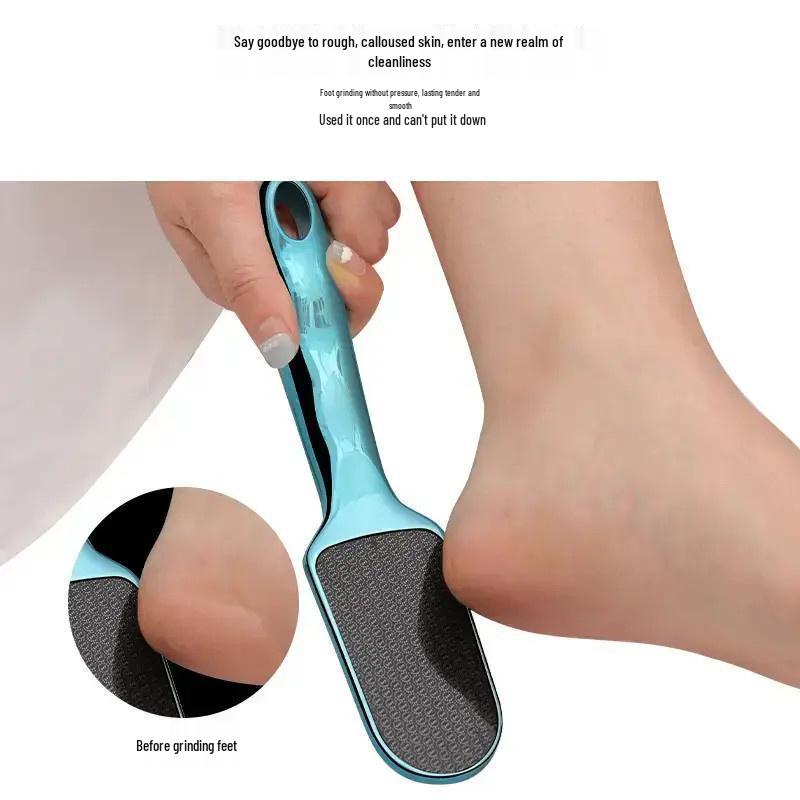 Foot File & Callus Remover: Pedicure Tool, Foot Scrubber, Heel Care, and Washbasin Brush