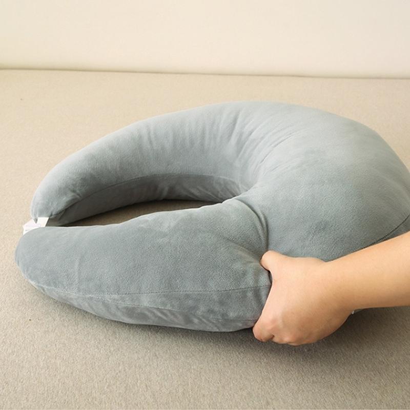 Reading Gaming Pillow Adult Crocheting Pillow to Support Your Arm Portable Desk Soft Skin-Friendly for Watching TV Breastfeeding 60x50cm серый 4300₽