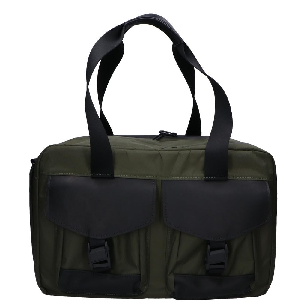 WATERFIELD X-AIR TRAVEL DUFFEL X-Pac 2-WAY Travel Duffel Boston bag Khaki / BlackUsed