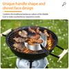 Handheld Kebab Doner Shove Rotisserie Catch Pan Meat Catcher Stainless Steel Rotisserie Meat Shovel Non-Stick Pans for Barbecue