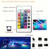 1 LED light strip, suitable for bedroom, home decoration music synchronization light, suitable for room parties, holiday decorat
