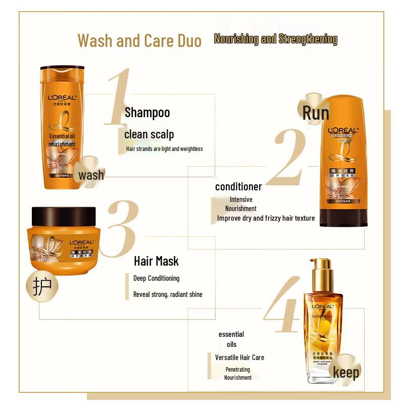 L'Oréal Oil-Nourishing Shampoo Twin Pack