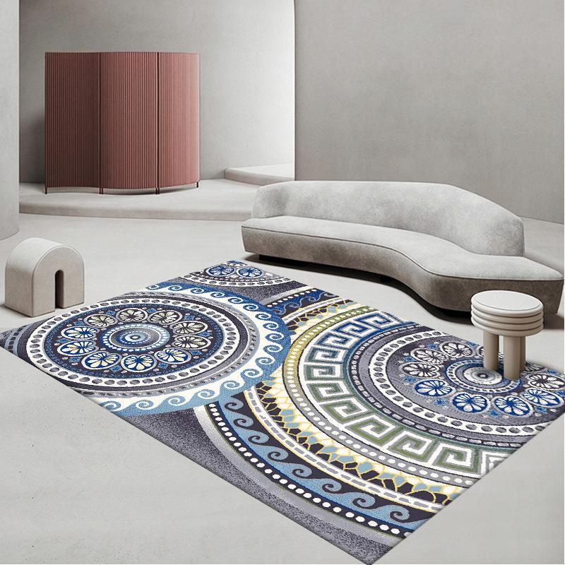 Living Room Carpet Bedroom Bedside Mat New Chinese Style Sofa Coffee Table Easy To Maintain Home Use