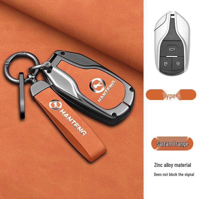 Hanteng X7S/X5 Car Key Case 2018: High-End Metal Key Cover & Remote Control Shell with Buckle