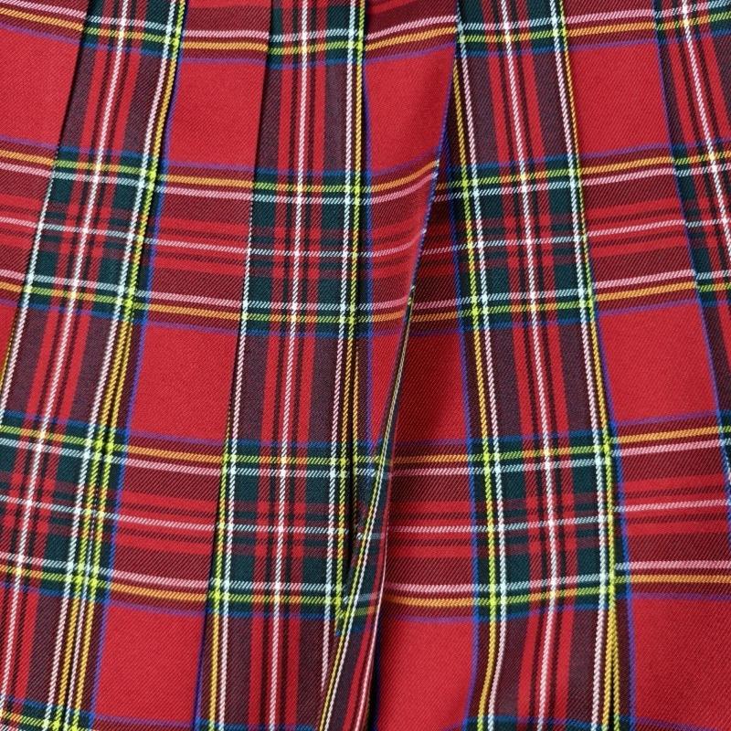 Fustă Scurtă Uniformă Carouri Roșii cu Talie Ajustabilă Fustă Plisată Cravată Stil Casual Colegial Îmbrăcăminte de Vară