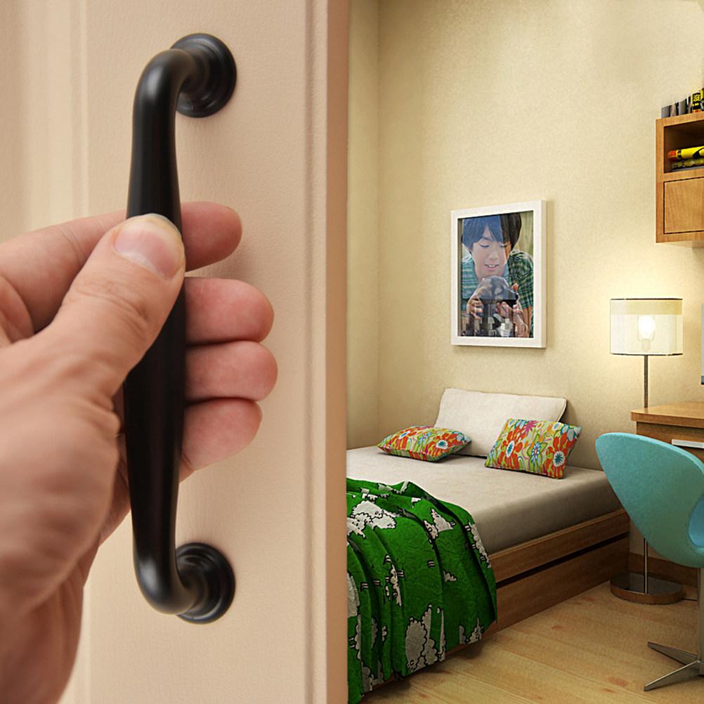 4Pcs Single Hole Cabinet Handles Aluminum Alloy Minimalist Door Pulls for Drawers Cupboards Kitchen Bathroom Furniture