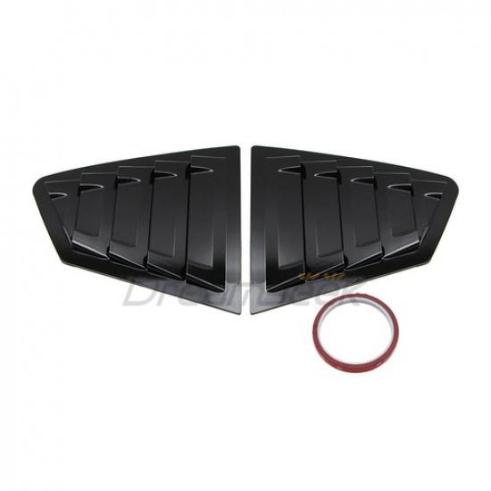 Side Window Louver Cover for Mazda 3 Axela Sedan   -25 Glossy Black