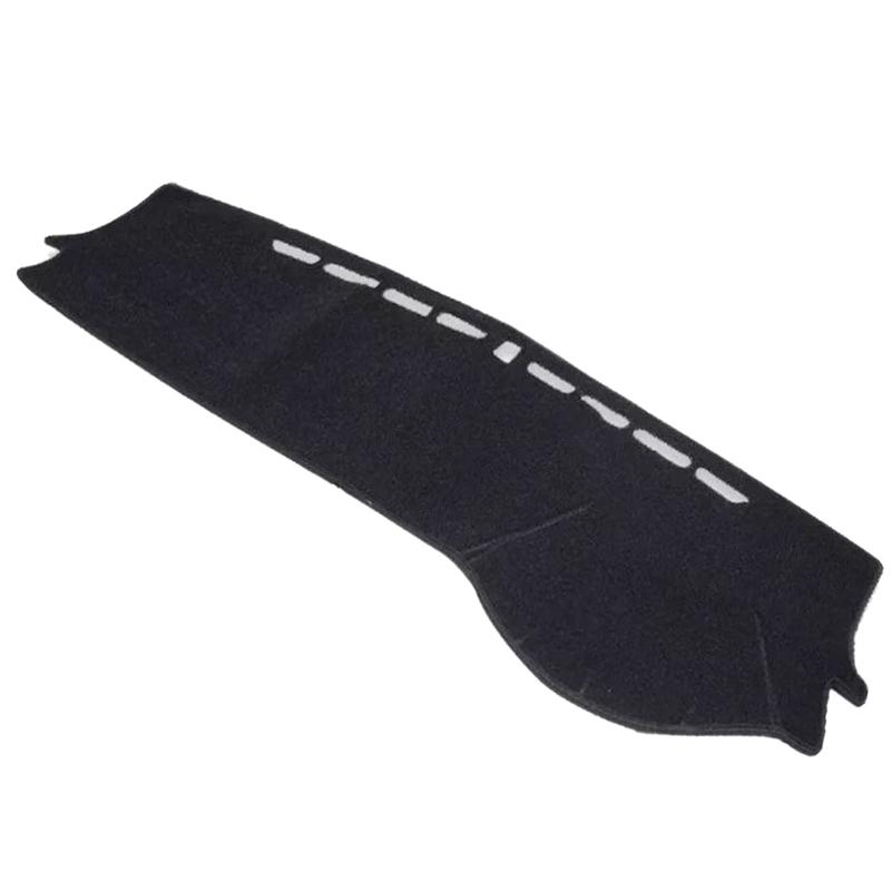 Dashboard Anti-Slip Cover Dash Mat Pad Black Polyester Fit for Kia Forte K3 Cerato Right Hand Drive