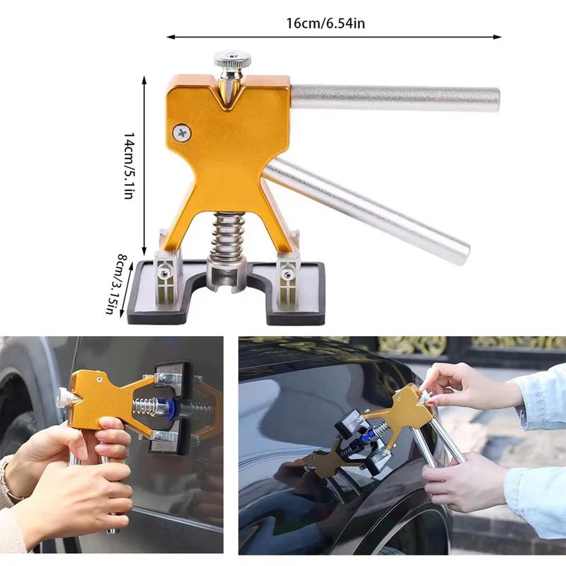 EU/US Plug Paintless Car Dent Puller Remover Kit Glue Gun Dent Lifter Puller for Car Large, Small Ding Hail Dent Removal