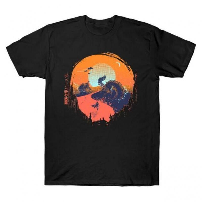 Arrakis Sandworm 0408 DUNE Sic fi fan Gift t shirt 100 cotton printed Shortsleeve Graphic clothes All size Tops S6XL S