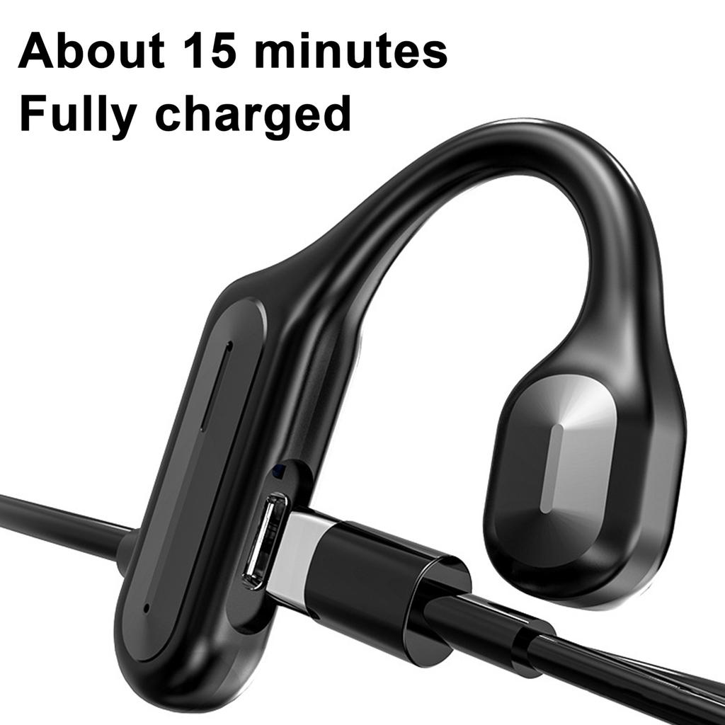BL09 Bone Conduction Headset Bluetooth 5.3 Hanging Ear Wireless Sports Headphones