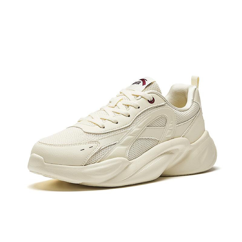 Anta Comfortable Versatile Fashion Non-Slip Breathable Wear-Resistant Low-Top Casual Shoes Women sneaker Light-Beige 922528817Q-3
