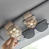 Sun Mirror Frames, Car Sun Visor Glasses Clips, Magnetic Leather Glasses Frames, Ladies' Car Accessories
