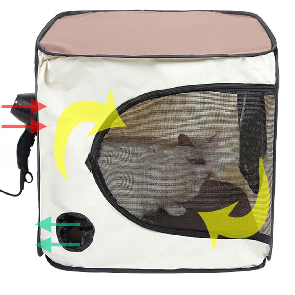 Portable Pet Hair Drying Tent Traveling Pet Cleaning Dry Bag Foldable Cage for Dog Cat