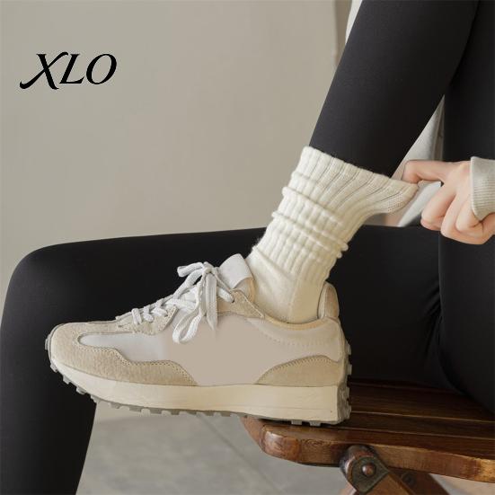 Solid Color Athletic Socks Crew Socks, Thickened Terry Lining Winter Warm Versatile Daily Use Soft Elastic Cotton Blend for Wear High Elasticity