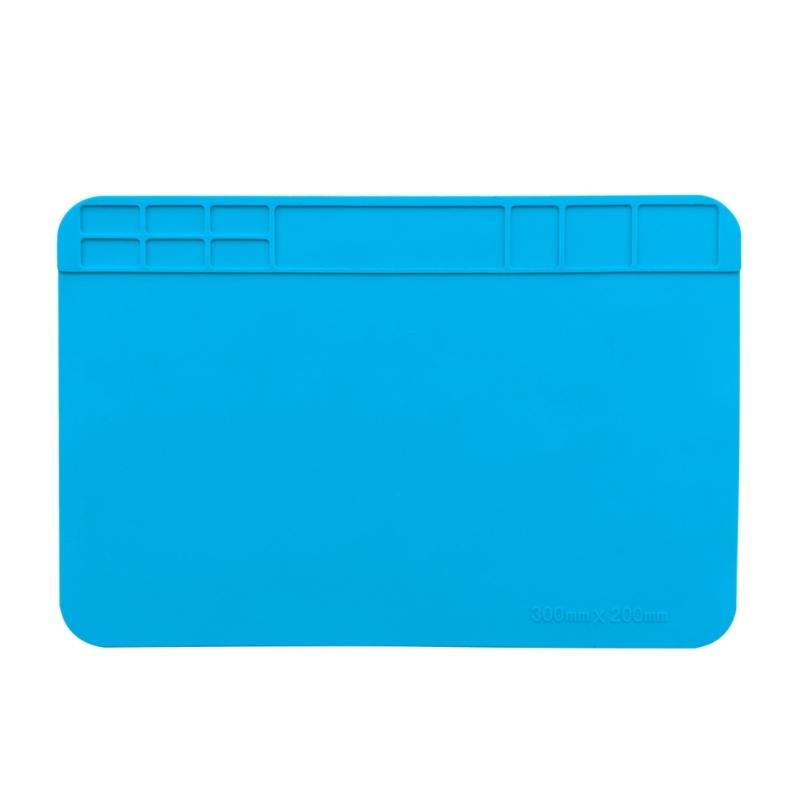 Hitzebeständige 500℃ Silikon-Lötmatte, Große Antistatische Magnetische Elektronikreparatur-Arbeitsmatte Lötstation