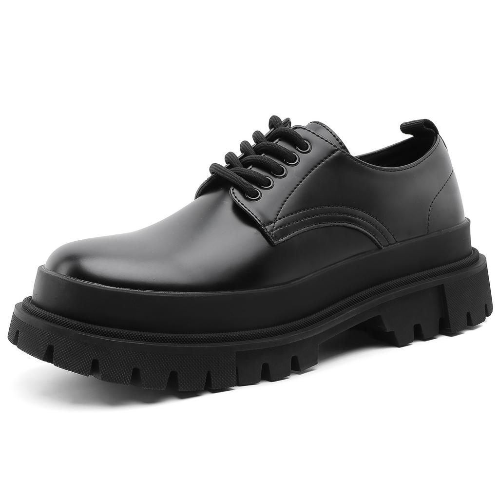 Fashion Casual Thick Soled Men's Leather Shoes Classic Comfort Style Work and Office Outdoor Fashion Street Party 38-46 Plus Size