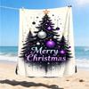 1pc Christmas Decorations Outdoor Soft Polyester Flannel Throw Blanket Versatile for All Seasons , Soft , Cozy , Warm All Season Quilted Throw ,