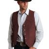 Men's Business Slim-Fit Vest Gentleman's Simple Suit Vest